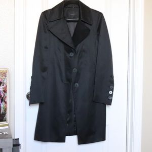 TAHARI Black Trench Coat